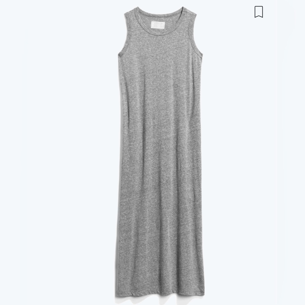 Current/Elliott gray midi dress size M new with tags